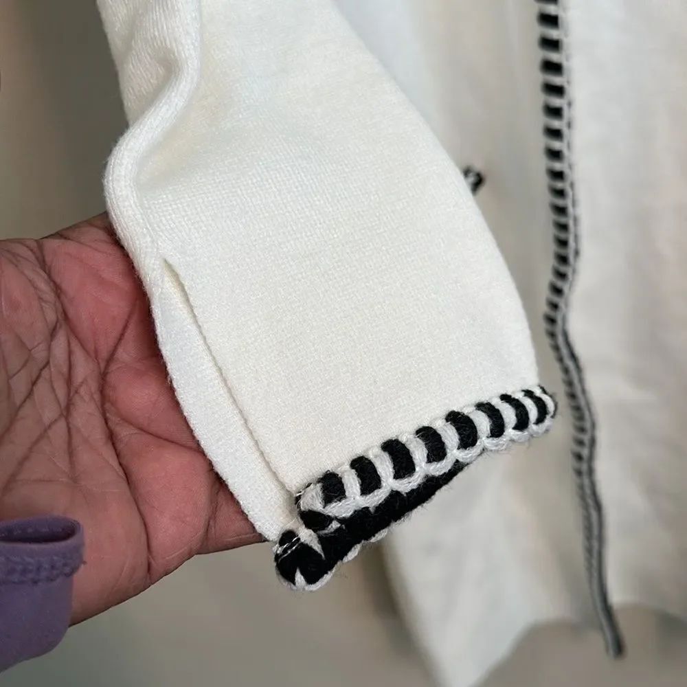 Magaschoni Long Line Open-front Cardigan S - Picture 3 of 6
